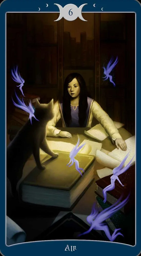 The Book of Shadows Tarot Review 11 6 of Air from The Book of Shadows Tarot review gallery