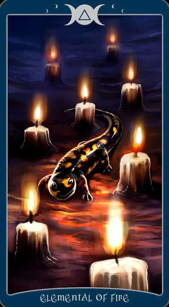 The Book of Shadows Tarot - Elemental of Fire