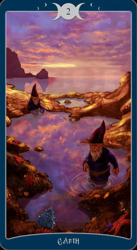 The Book of Shadows Tarot - 2 of Earth