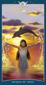 The Book of Shadows Tarot - Maiden of Water