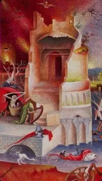 Bosch Tarot card 04 card from the Bosch Tarot deck