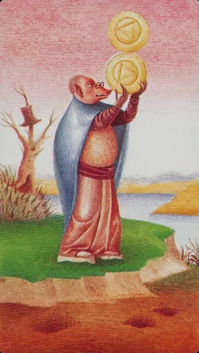 Bosch Tarot card 10 card from the Bosch Tarot deck