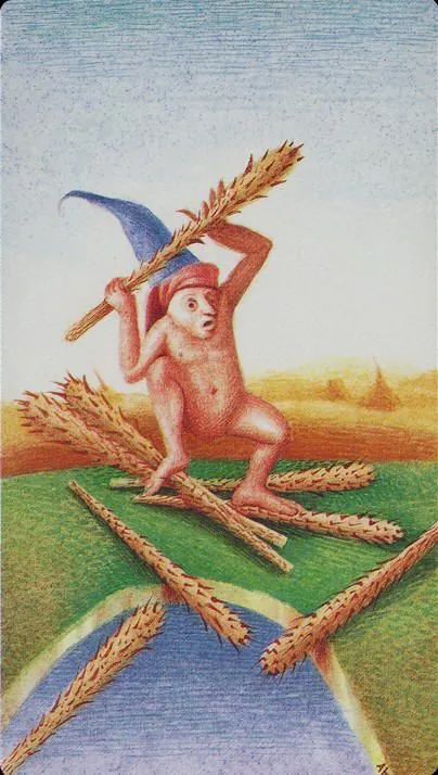 Bosch Tarot card 11 card from the Bosch Tarot deck