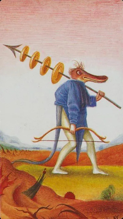 Bosch Tarot card 13 card from the Bosch Tarot deck