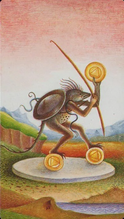 Bosch Tarot card 15 card from the Bosch Tarot deck