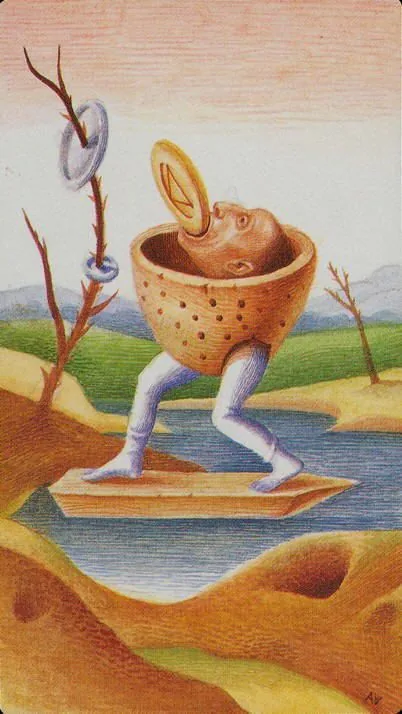 Bosch Tarot card 17 card from the Bosch Tarot deck