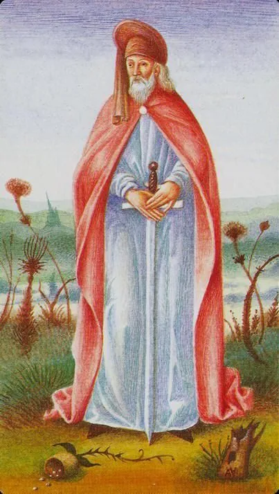 Bosch Tarot card 19 card from the Bosch Tarot deck