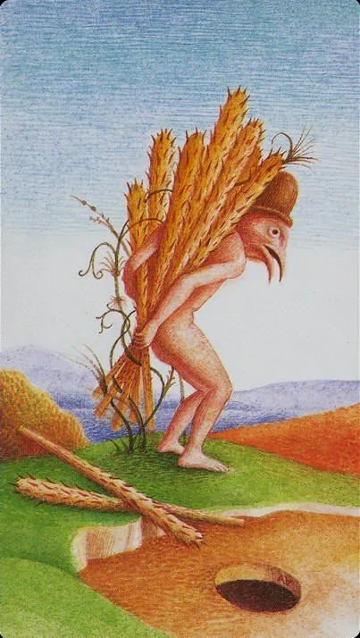 Bosch Tarot card 27 card from the Bosch Tarot deck