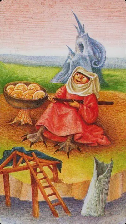 Bosch Tarot card 28 card from the Bosch Tarot deck