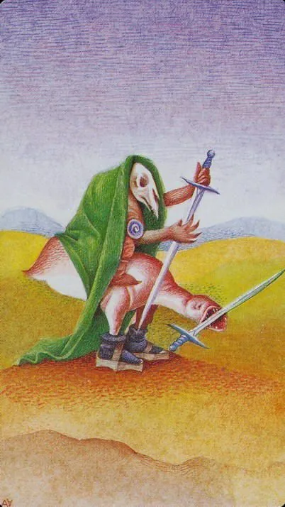 Bosch Tarot card 34 card from the Bosch Tarot deck