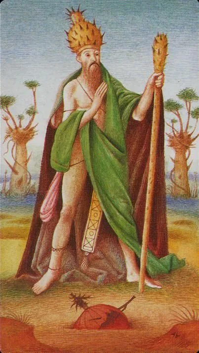 Bosch Tarot card 42 card from the Bosch Tarot deck