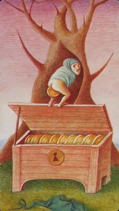 Bosch Tarot card 44 card from the Bosch Tarot deck