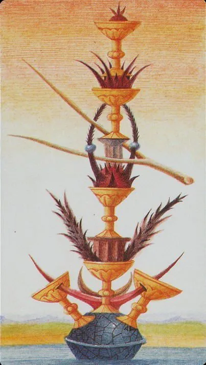 Bosch Tarot card 47 card from the Bosch Tarot deck
