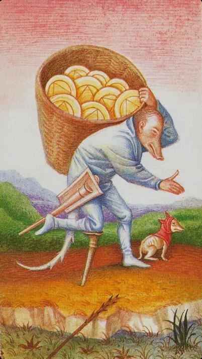 Bosch Tarot card 54 card from the Bosch Tarot deck