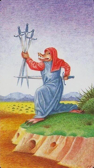 Bosch Tarot card 59 card from the Bosch Tarot deck