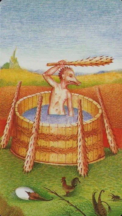 Bosch Tarot card 62 card from the Bosch Tarot deck