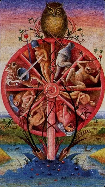 Bosch Tarot card 72 card from the Bosch Tarot deck