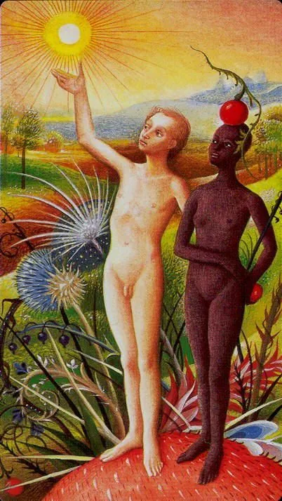 Bosch Tarot card 74 card from the Bosch Tarot deck
