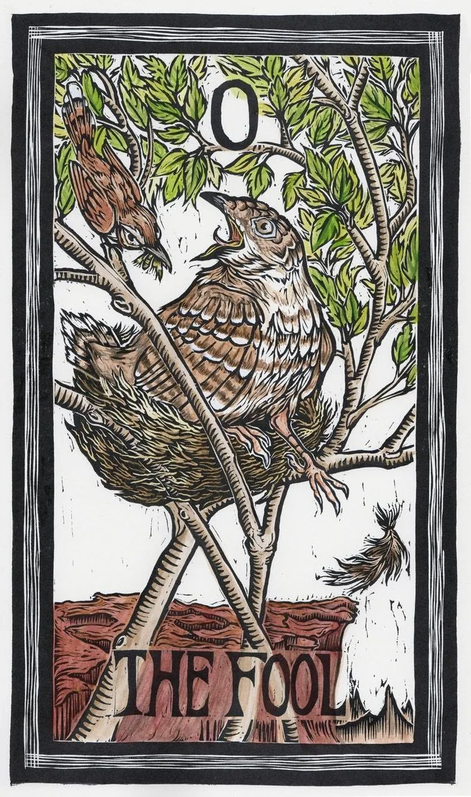 The Fool from the Brady Tarot deck