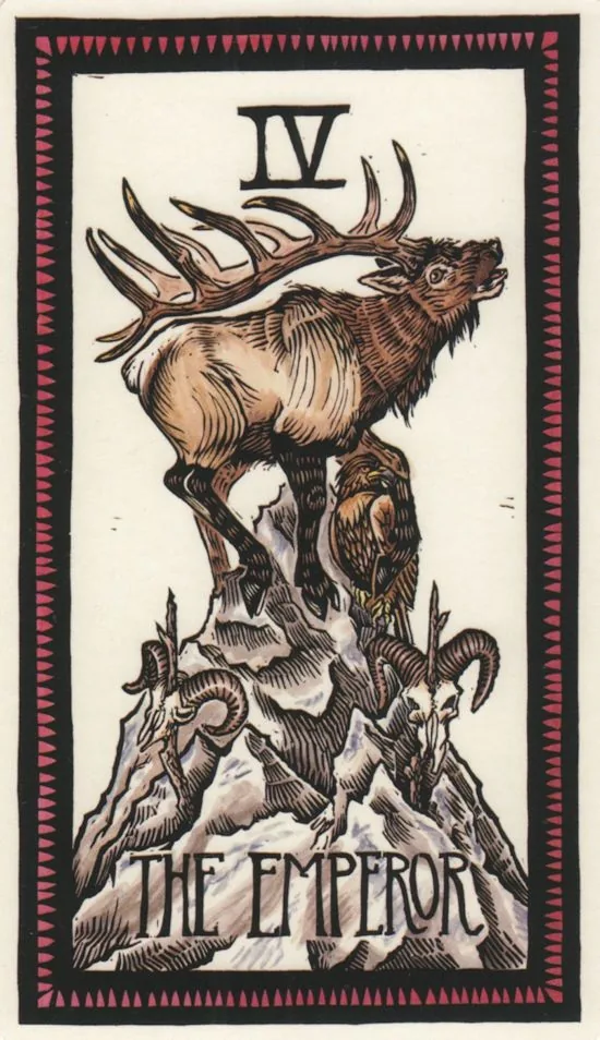 The Emperor from the Brady Tarot deck