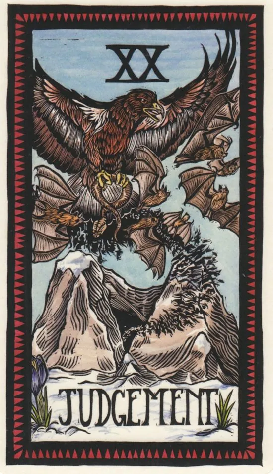 Judgement from the Brady Tarot deck