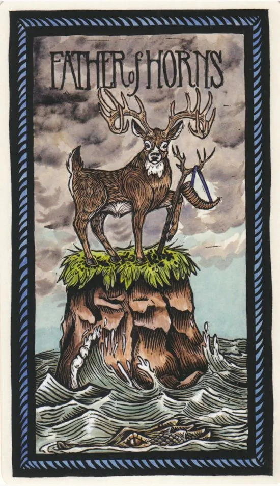 Father of Horns from the Brady Tarot deck