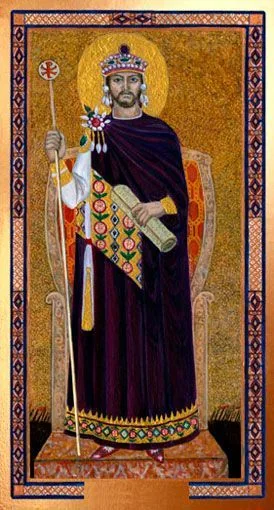 Byzantine Tarot source-order card 08 card from the Byzantine Tarot deck