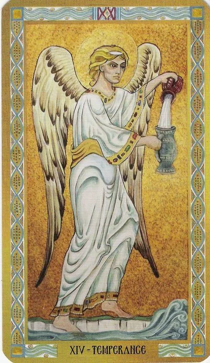 Byzantine Tarot source-order card 09 card from the Byzantine Tarot deck