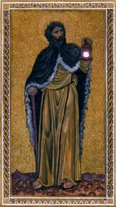 Byzantine Tarot source-order card 18 card from the Byzantine Tarot deck
