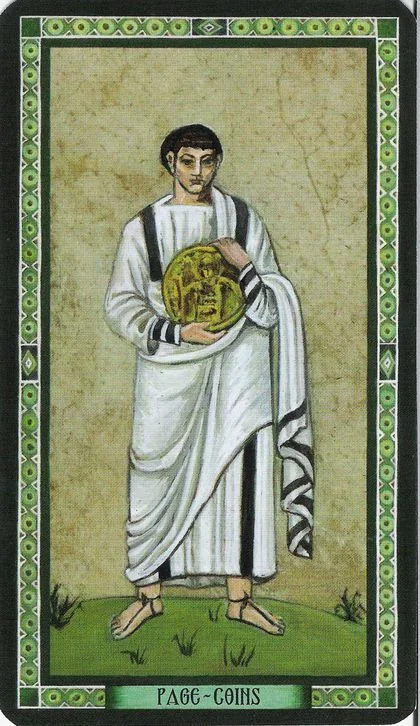 Byzantine Tarot source-order card 33 card from the Byzantine Tarot deck