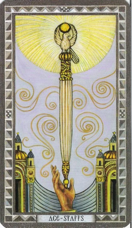 Byzantine Tarot source-order card 35 card from the Byzantine Tarot deck