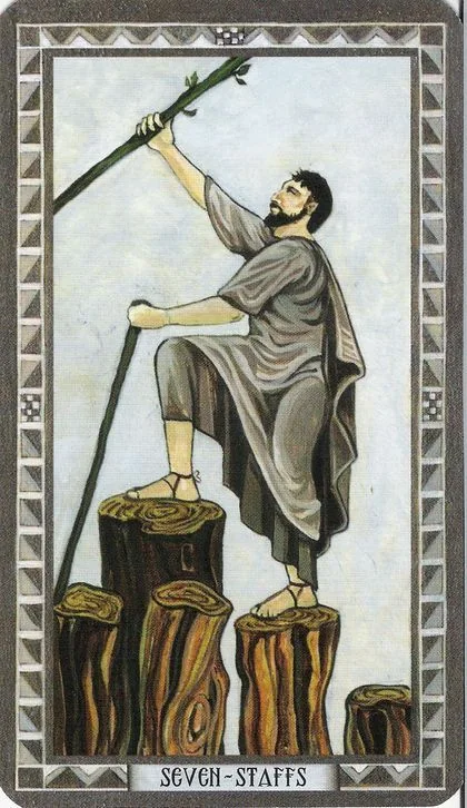 Byzantine Tarot source-order card 39 card from the Byzantine Tarot deck