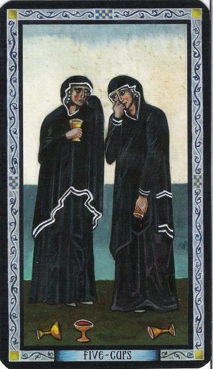 Byzantine Tarot source-order card 51 card from the Byzantine Tarot deck