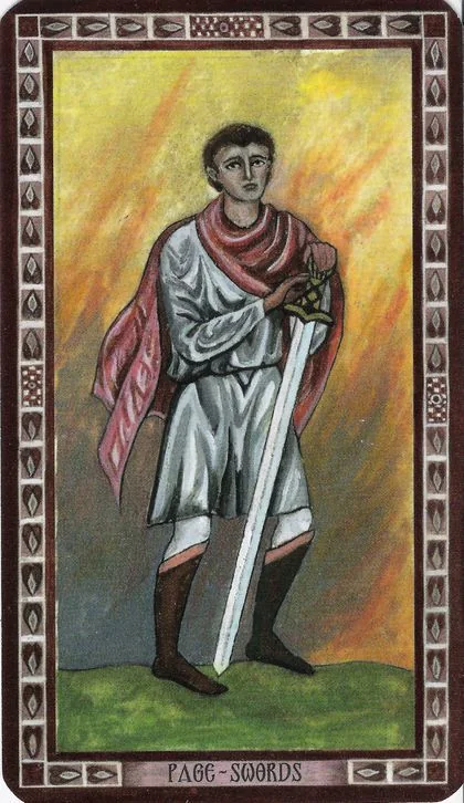 Byzantine Tarot source-order card 68 card from the Byzantine Tarot deck