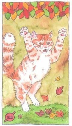 8 of Wands - Cat Tarot - Tarot Deck by Megan Lynn Kott