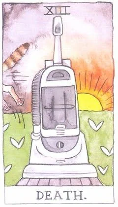 Death - Cat Tarot - Tarot Deck by Megan Lynn Kott