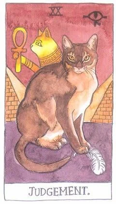Judgement - Cat Tarot - Tarot Deck by Megan Lynn Kott