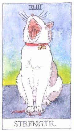 Strength - Cat Tarot - Tarot Deck by Megan Lynn Kott