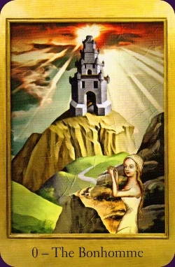 The Bonhomme card from The Cathar Tarot deck