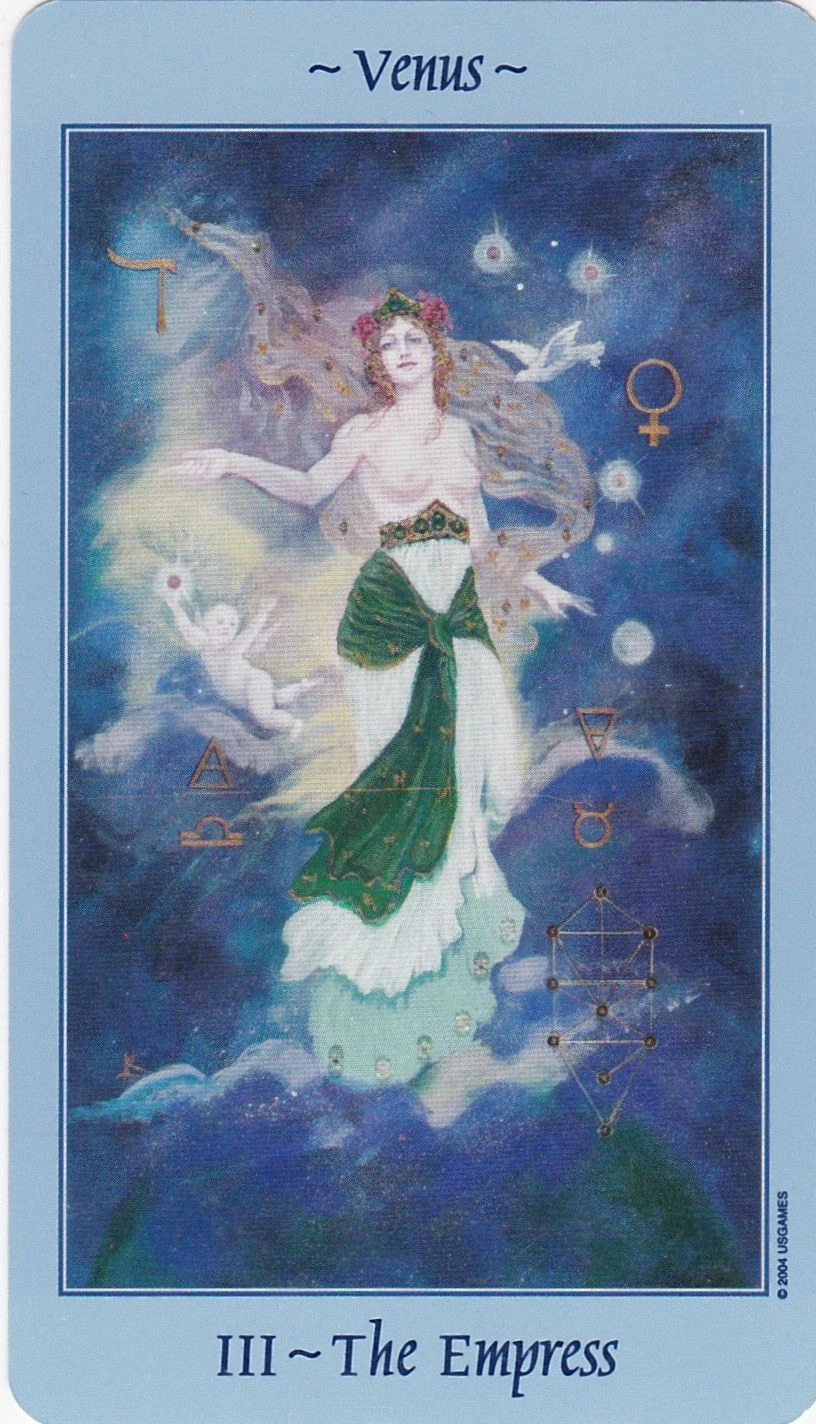 The Empress - Celestial Tarot - Tarot Deck by Kay Steventon and Brian Clark