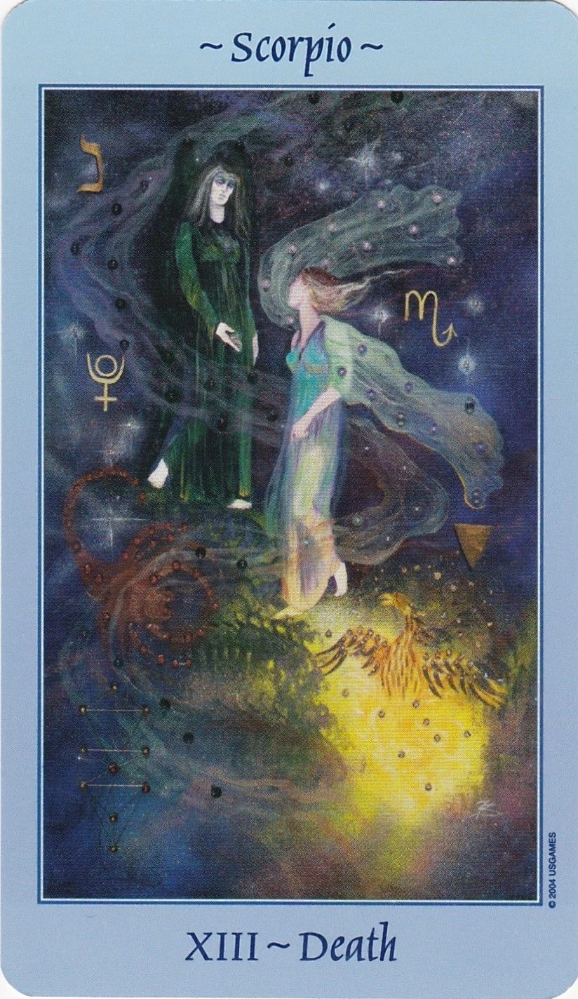 Death - Celestial Tarot - Tarot Deck by Kay Steventon and Brian Clark
