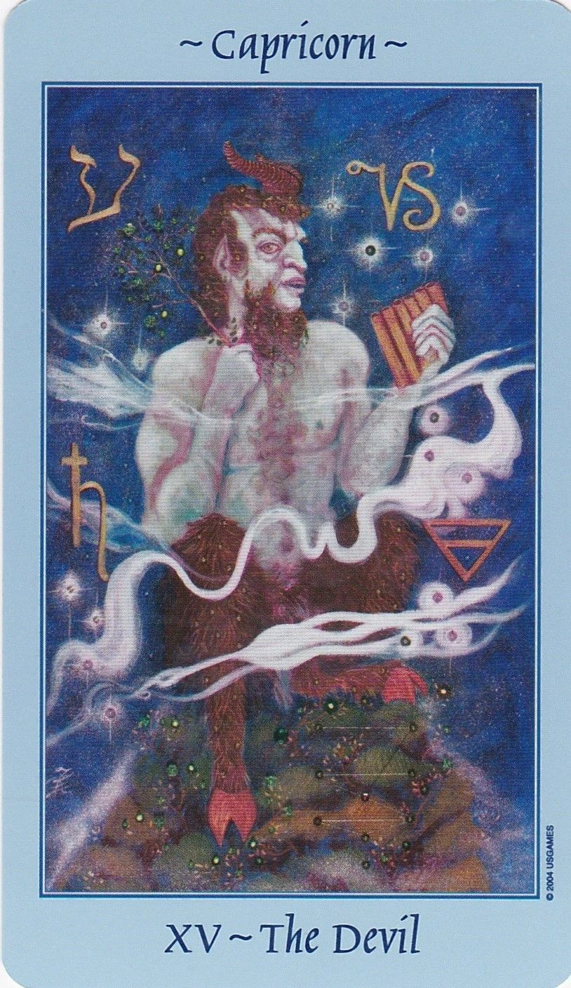 The Devil - Celestial Tarot - Tarot Deck by Kay Steventon and Brian Clark