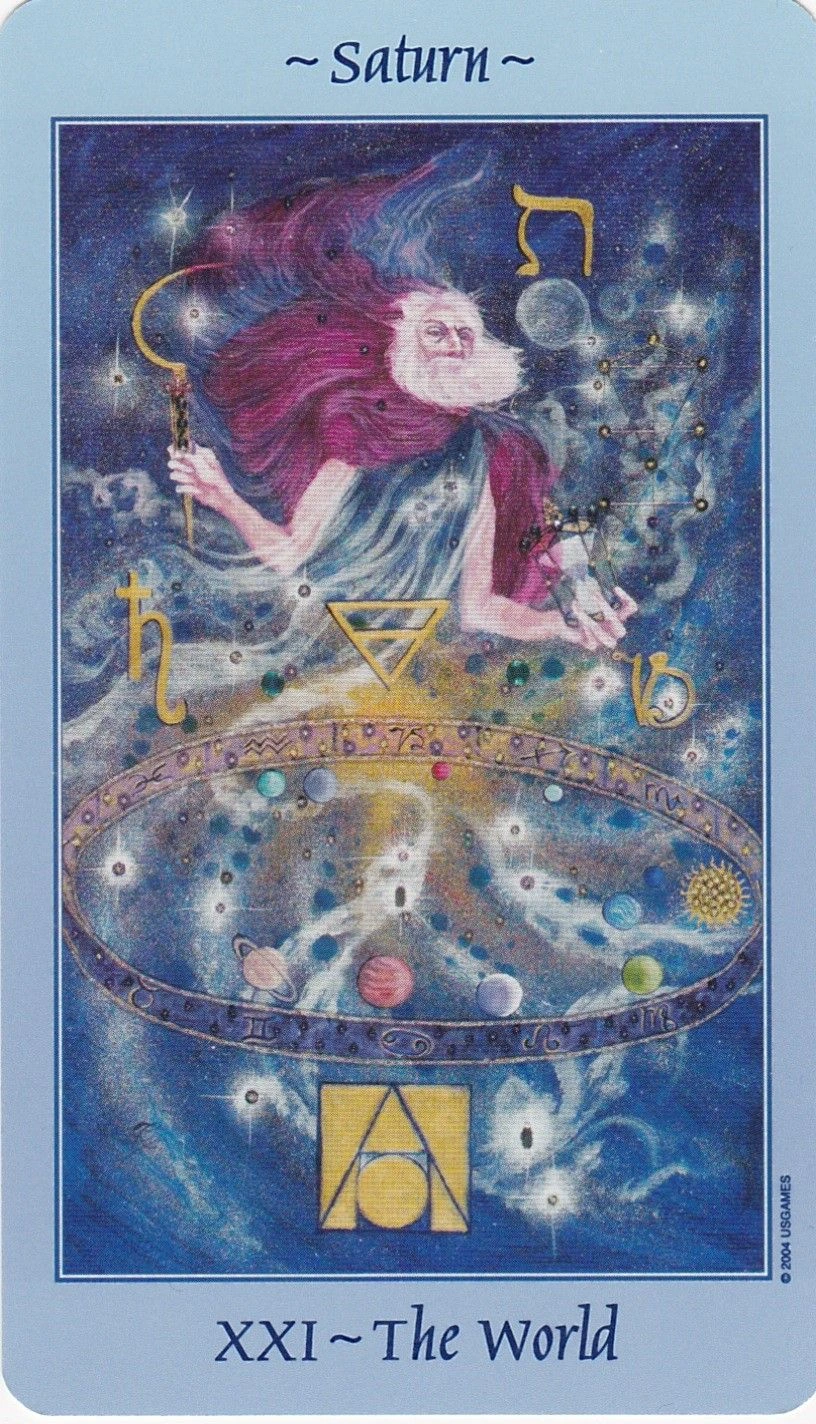 Celestial Tarot Review 5 The World from the Celestial Tarot