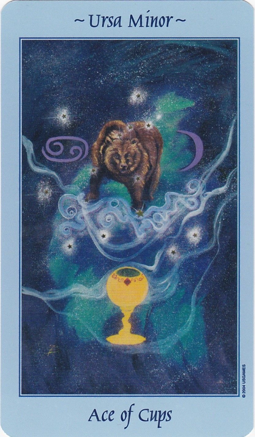 Ace of Cups - Celestial Tarot - Tarot Deck by Kay Steventon and Brian Clark