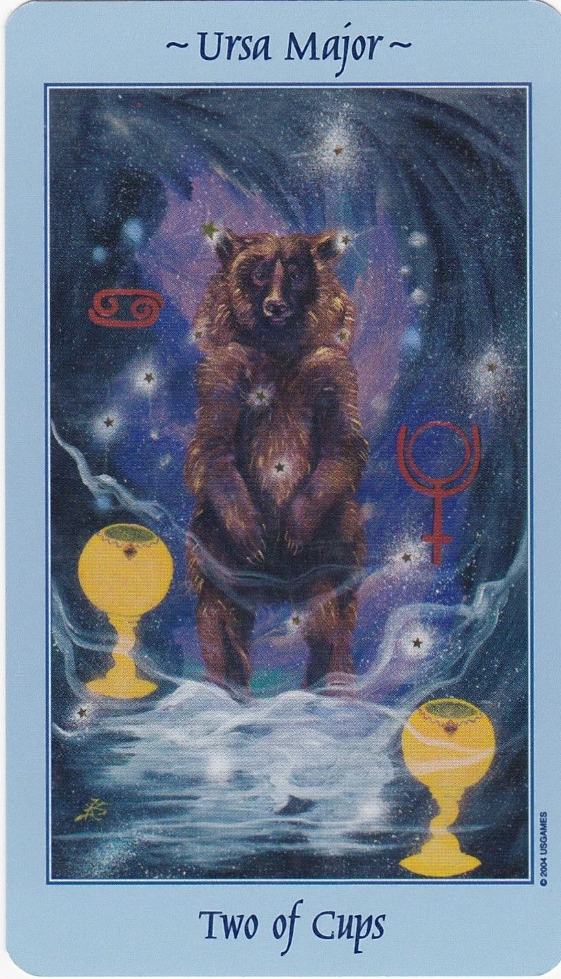 Celestial Tarot Review 7 Two of Cups from the Celestial Tarot