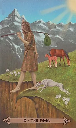 The Fool from the Celtic Tarot