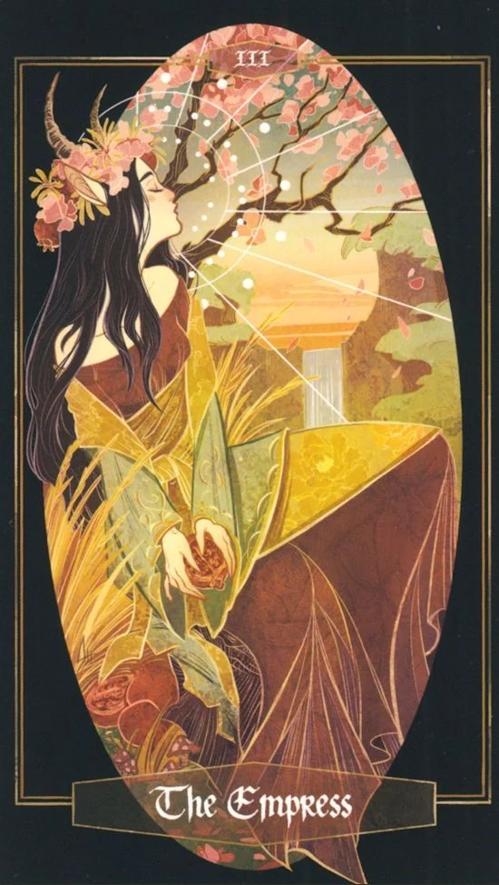 The Empress card from Children of Litha Tarot Deck