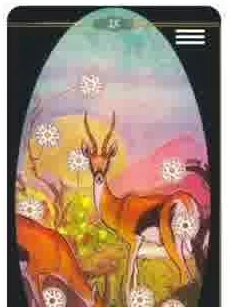 Children of Litha Tarot source-order card 08 card from the Children of Litha Tarot deck