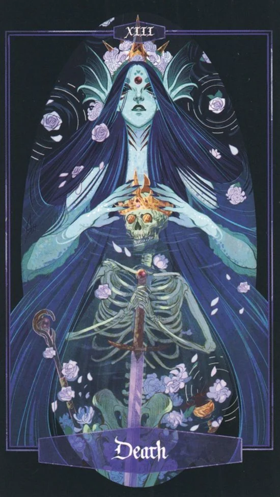 Death card from Children of Litha Tarot Deck
