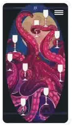 Children of Litha Tarot source-order card 15 card from the Children of Litha Tarot deck